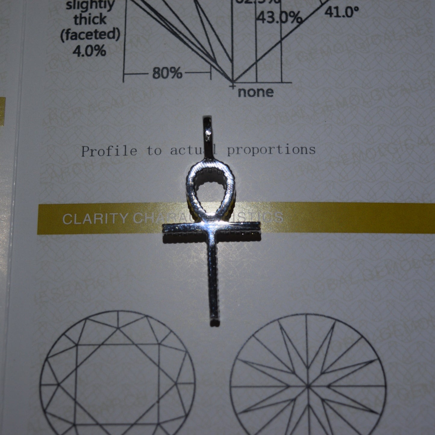 Ankh Cross Pendant Silver