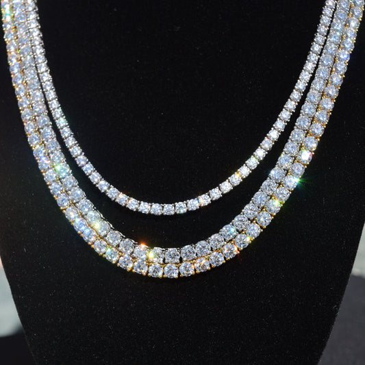 Tennis Necklace Moissanite