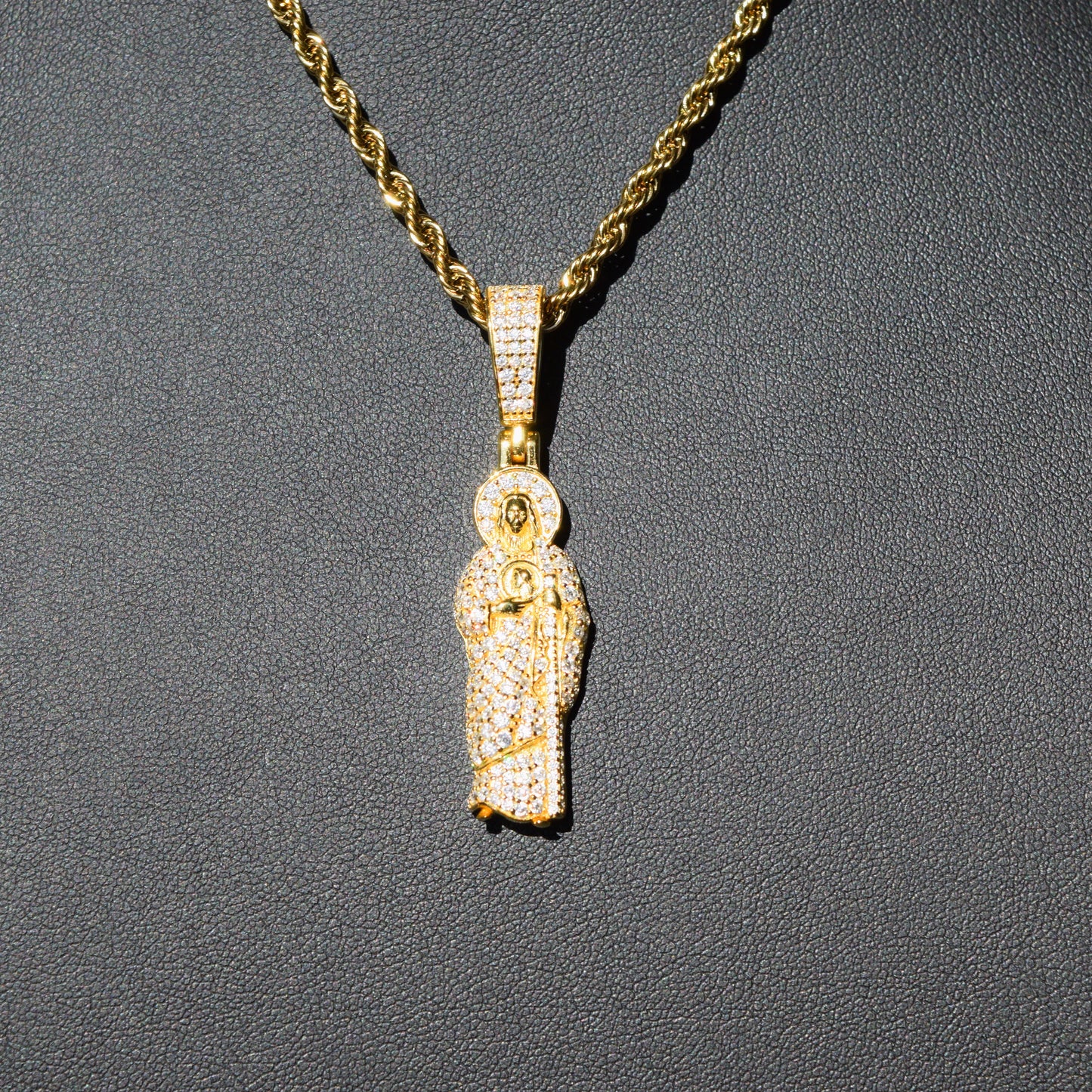 Moissanite Saint Jude Pendant